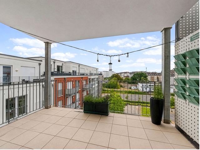 Balkon mit Weitblick – Düsseldorf-Flingern Süd