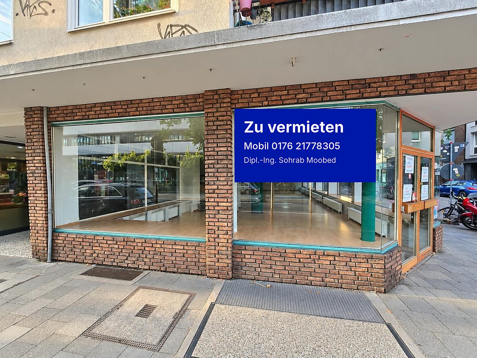 Ladenfront Ecke Herzogstraße