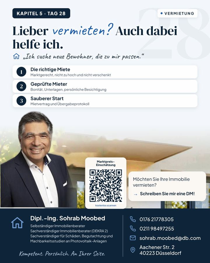 Ich suche neue Bewohner, die zu mir passen. 🔑